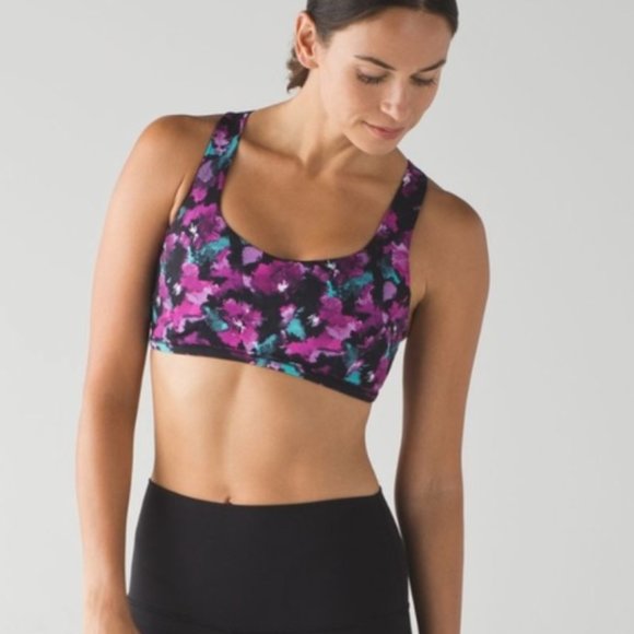 lululemon athletica Other - Lululemon Free to be Tranquil Floral Bra